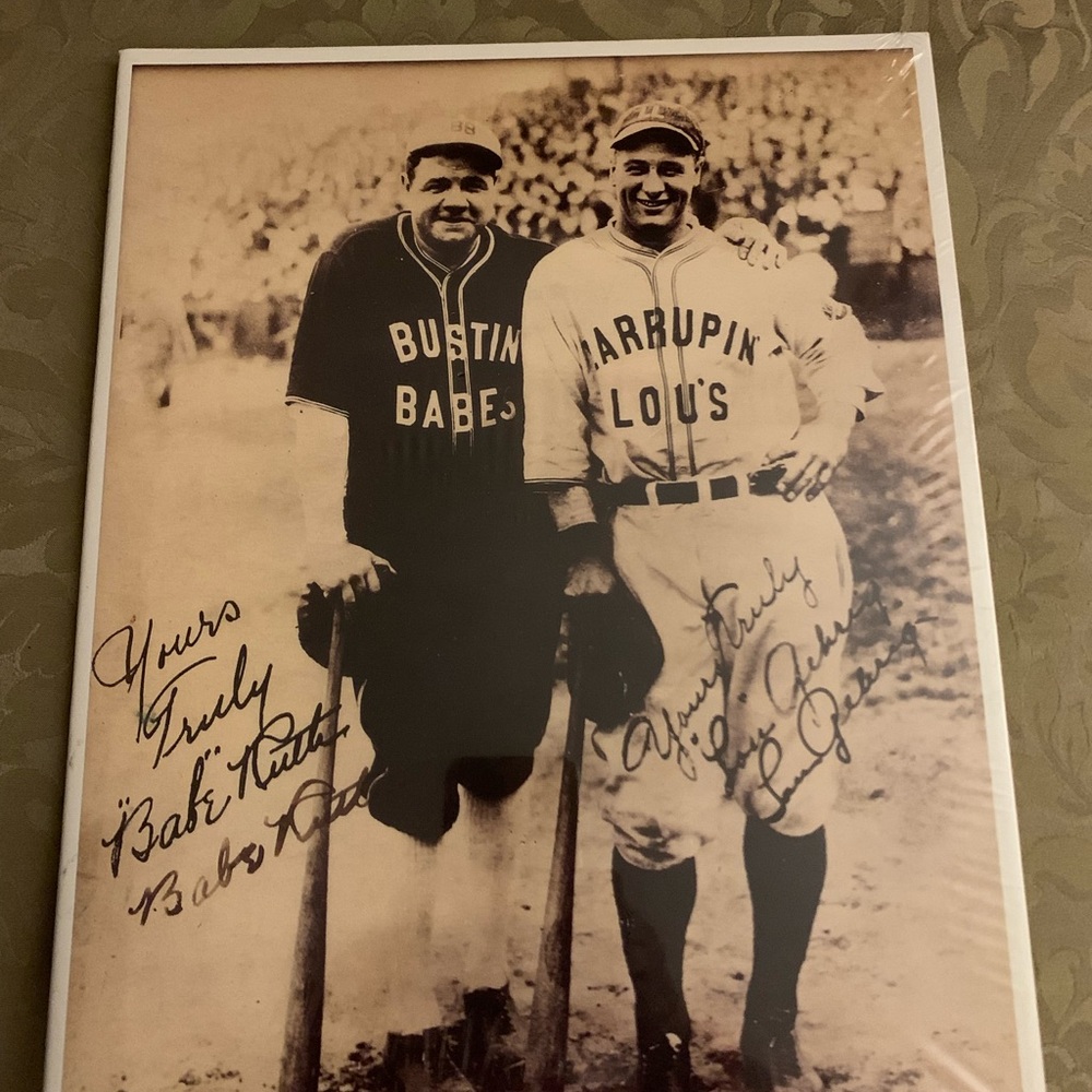 Vintage Baseball Legends Photo
